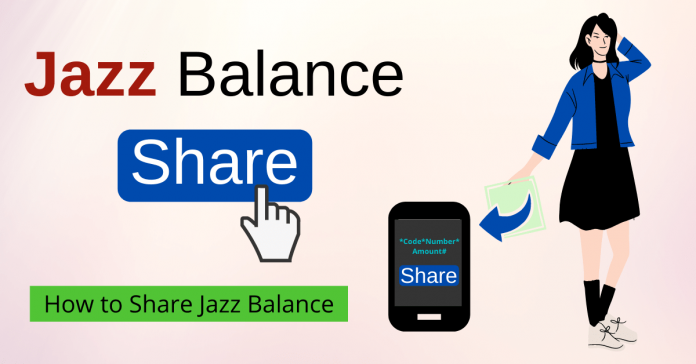 How to share jazz balance